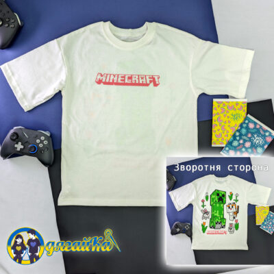 Футболка Майнкрафт для дівчинки